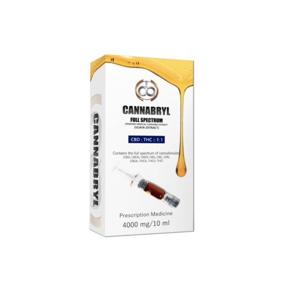 Cannabryl Dewaxed Extract 1:1 4000 mg 10ml [CBD Balanced]