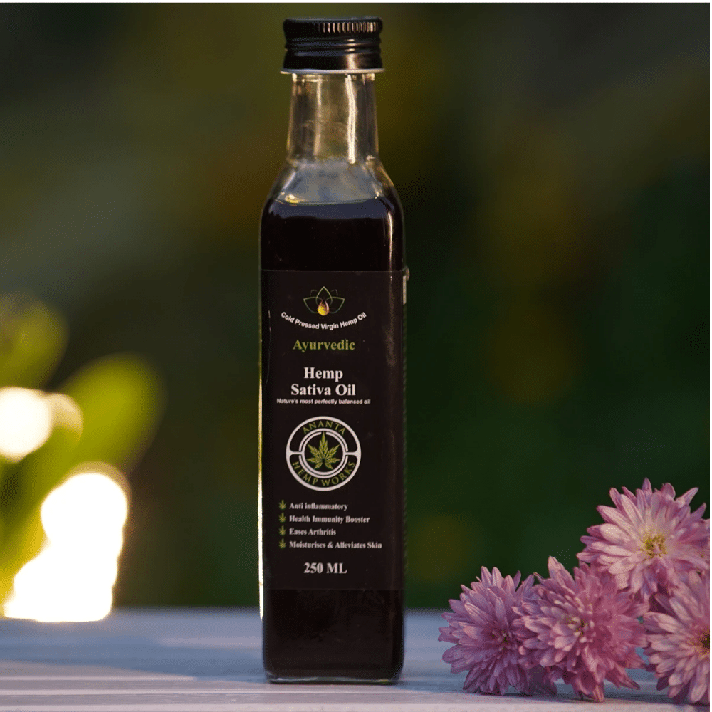 Ananta Hemp Sativa Oil (Cold Pressed) | Aarogya CBD