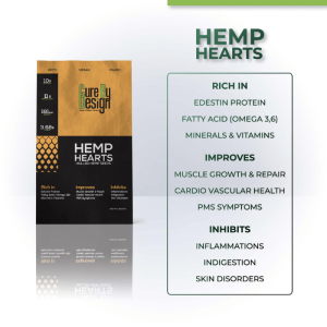 Cure By Design Hemp Hearts – Hulled Hemp Seeds