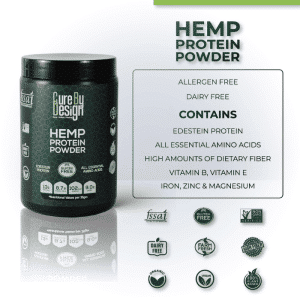 Cure By Design Hemp Protein Powder