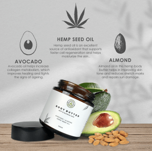 Ananta Hemp Body Butter - Avocado and Almond