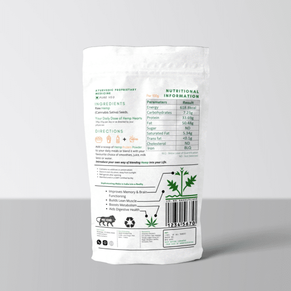 Crushed Organics Hemp Protein Powder