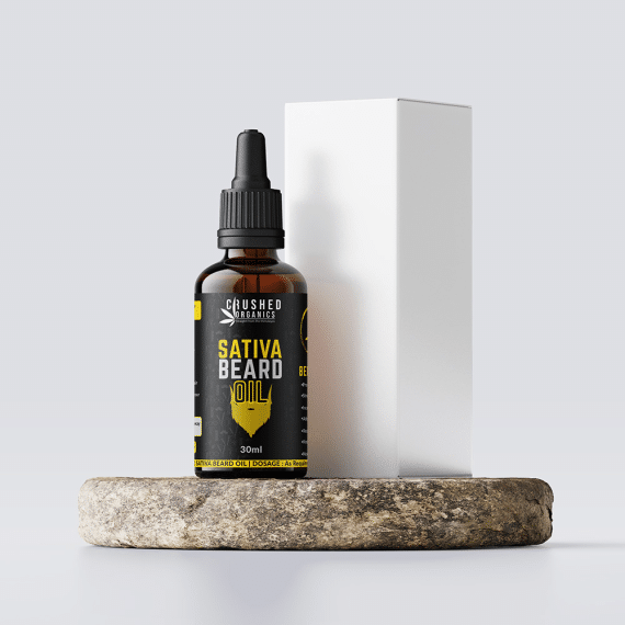 Crushed Organics Sativa Beard Oil