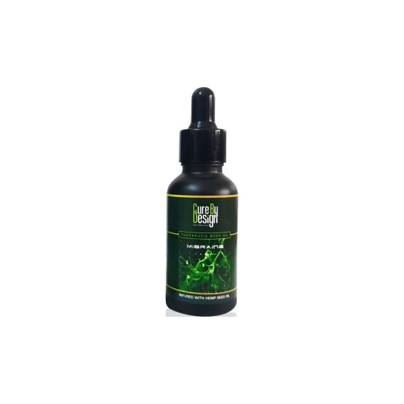 Cure By Design Therapeutic Body Oil for MIgrane