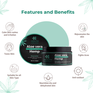 Health Horizons Aloe vera Hemp Body Butter Cream