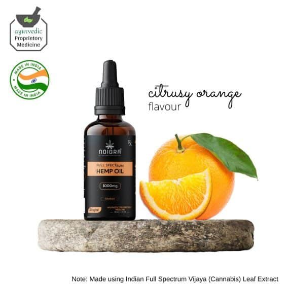 Noigra Full Spectrum Hemp Oil (1000mg CBD) - Orange