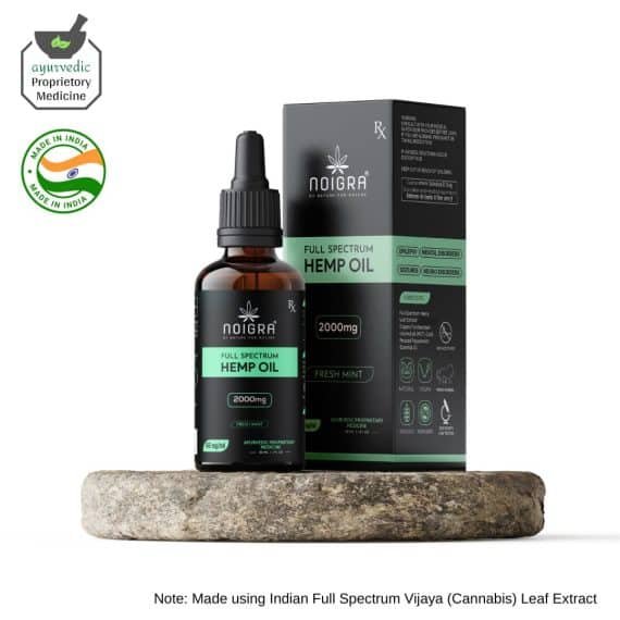 Noigra Full Spectrum Hemp Oil (2000mg CBD) - Mint