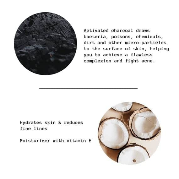 Satliva Hemp with Shea Butter and Activated Charcoal Body Soap Bar – Reduces Acne, Blackheads & Removes Dead Cells
