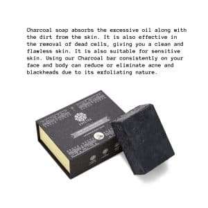 Satliva Hemp with Shea Butter and Activated Charcoal Body Soap Bar – Reduces Acne, Blackheads & Removes Dead Cells