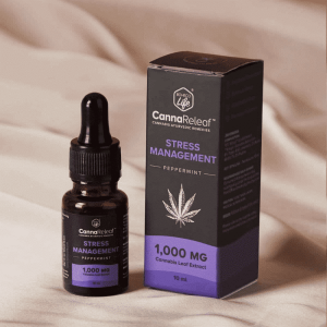 CannaReleaf Stress Management Cannabis Leaf Extract 1000mg