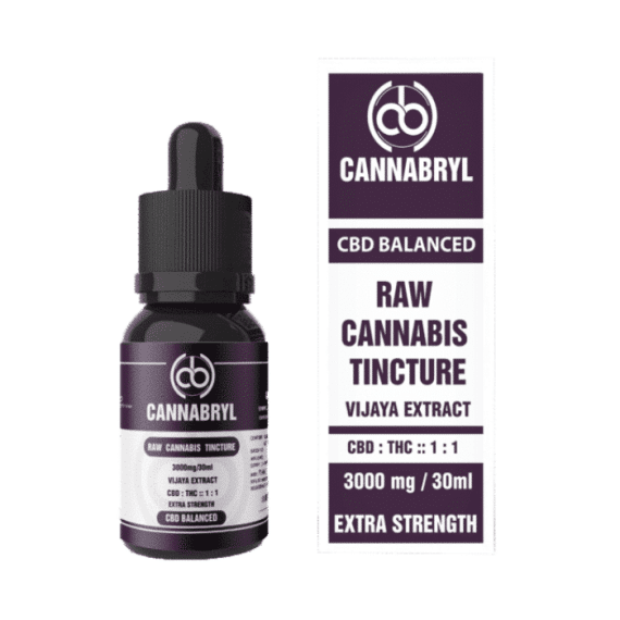 Cannabryl RAW 1:1 THC : CBD Oil Tincture