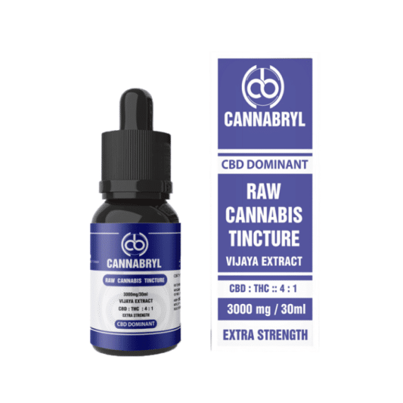 Cannabryl RAW Tincture 4:1 CBD : THC Oil