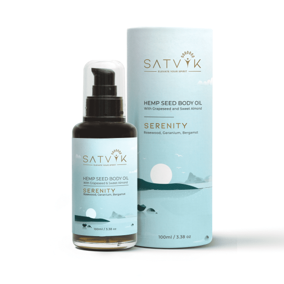 Satvik SERENITY- Hemp Seed Face and Body Oil (100ml)