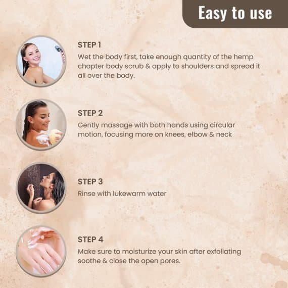 The Hemp Chapter Body Scrub 100gm