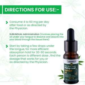 Cannarma Full Spectrum Cannabis Extract Oil (500mg) – 10ml