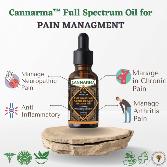 Cannarma Full Spectrum Cannabis Extract Oil (1200mg)