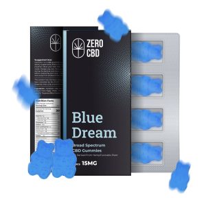 Zero CBD Blue Dream Broad Spectrum CBD Gummies (4 Pcs)