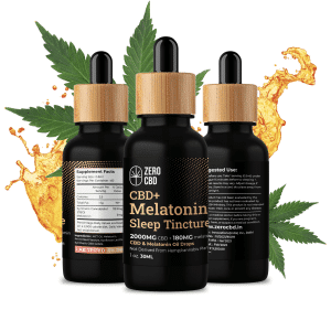 Zero CBD, CBD + Melatonin Sleep CBD Oil