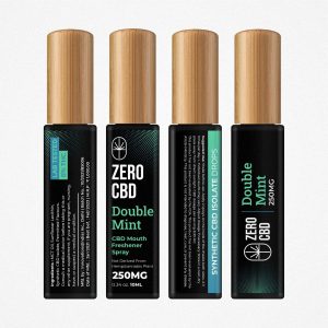 Zero CBD Double Mint CBD Mouth Freshener Spray (10ml)