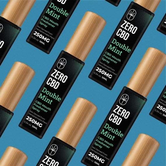 Zero CBD Double Mint CBD Mouth Freshener Spray (10ml)