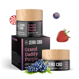 Zero CBD Grand Daddy Purple Broad Spectrum CBD Dabs