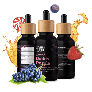 Zero CBD Grand Daddy Purple Broad Spectrum CBD Oil