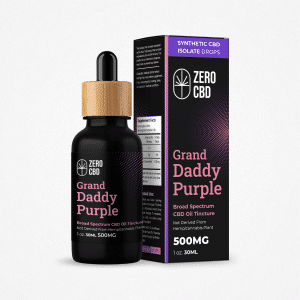 Zero CBD Grand Daddy Purple Broad Spectrum CBD Oil