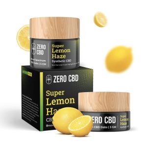 Zero CBD Super Lemon Haze Broad Spectrum CBD Dabs