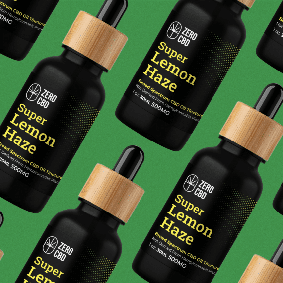 Zero CBD Super Lemon Haze Broad Spectrum CBD Oil