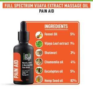 Cure By Design Vijaya Leaf Extract Massage Oil
