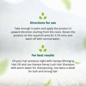 Hampa Hemp Lush Hair Silicone free Conditioner