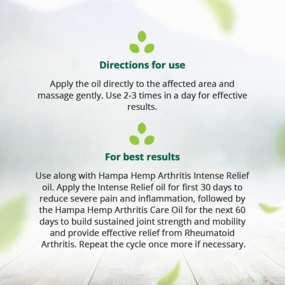 Hampa Hemp Arthritis Care Oil