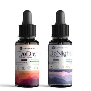 CannaBlithe DoDay/DoNight 1500mg Tincture Balanced AM/PM Combo