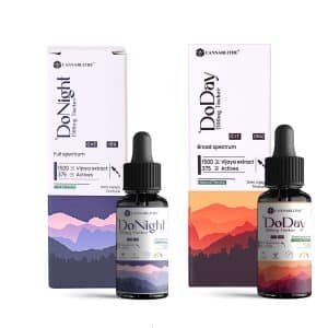 CannaBlithe DoDay/DoNight 1500mg Tincture Balanced AM/PM Combo