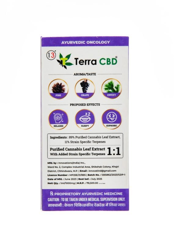 Terra CBD – Strain Specific Cannabis Extract – Grand Daddy Purple