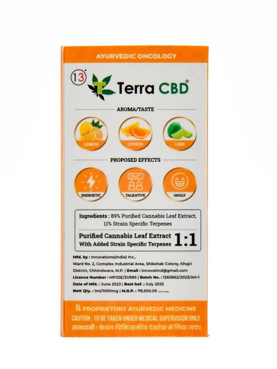 Terra CBD – Strain Specific Cannabis Extract – Amnesia Haze