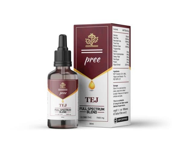 Pree Tej - 1:3 CBD:THC 7000 mg (Full Spectrum Blend)