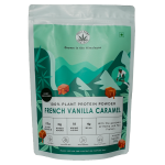 India Hemp Organics Hemp Protein - French Vanilla Caramel - 500gm