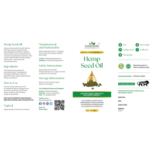 Cannaking Hemp Seed Oil