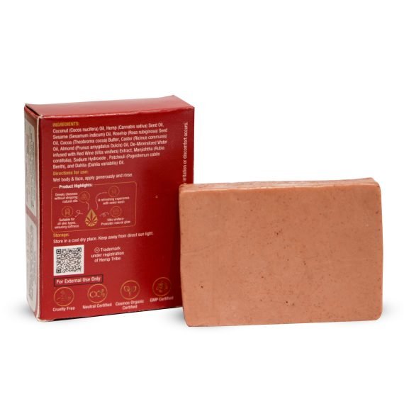Hemp Tribe Eveur Red Wine Hemp Soap