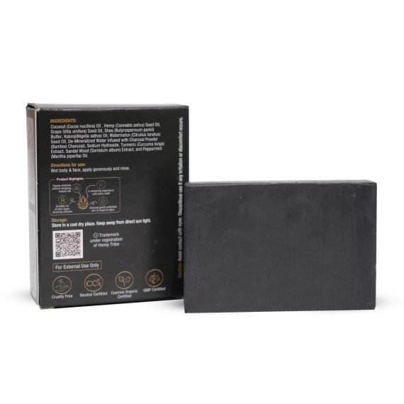 Hemp Tribe Eveur Charcoal Hemp Soap