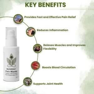 Nuvedic Pain Master Vijaya Leaf Extract With Essential Oils 50ml