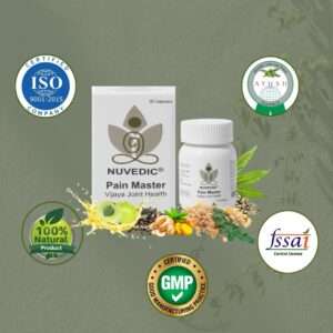 Nuvedic Pain Master Capsules – Ayurvedic Pain Relief | Joint & Muscle Support | Natural Anti-Inflammatory