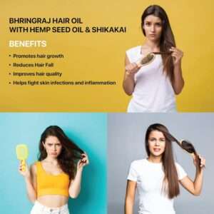 Imroz Hair Oil with Bhringraj, Hemp Seed Oil & Shikakai