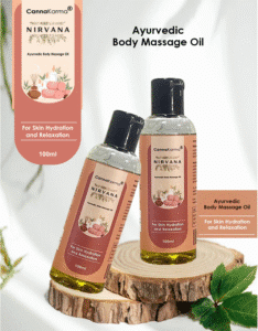CannaKarma Nirvana Body Massage Oil - 100ml