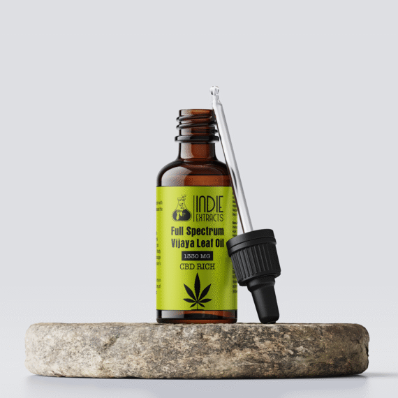Indie Extracts Full Spectrum Vijaya Leaf Oil |CBD-RICH| 1330MG - Image 3