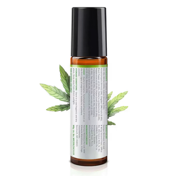 Hampa Migraine Pain Relief Roll-On