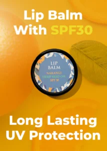 Imroz Lip Balm with Hemp Seed Oil & Narangi | Nourish | Protect | Shine Naturally