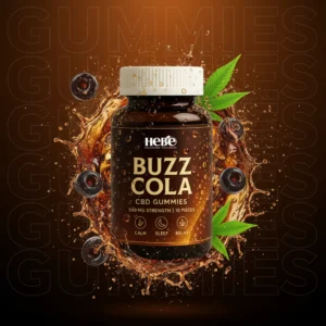 Hebe Buzz Cola CBD THC Gummies 500 MG