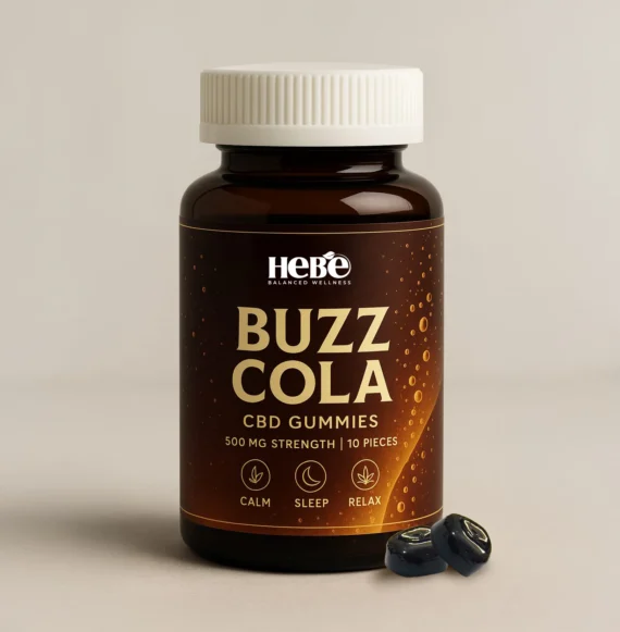 Hebe Buzz Cola CBD THC Gummies 500 MG